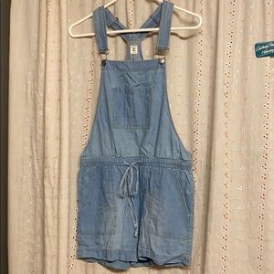 Lightweight denim overalls